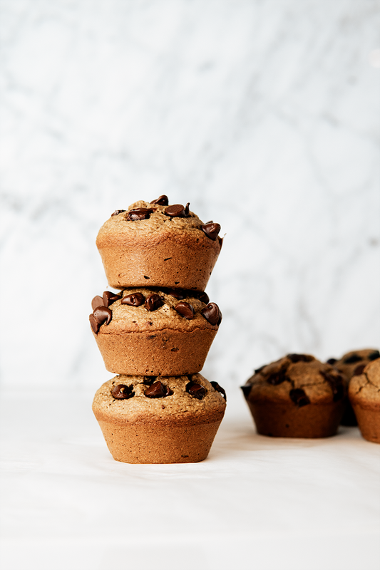 Healthy Vegan & Gluten Free Chocolate Chip Muffins