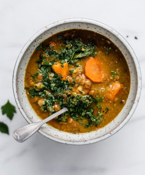 Spicy Coconut Lentil Soup