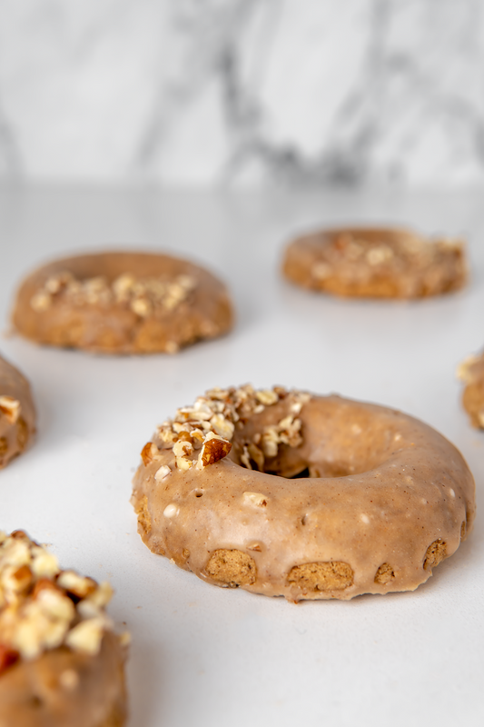 Baked Vegan Chai Latte Doughnuts