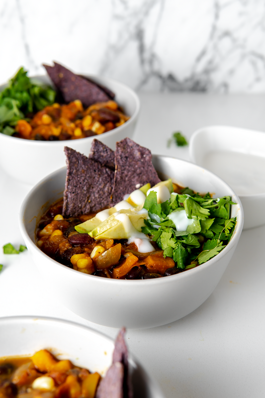 20 Minute Vegan Pumpkin Chili